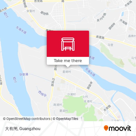 大有闸 map