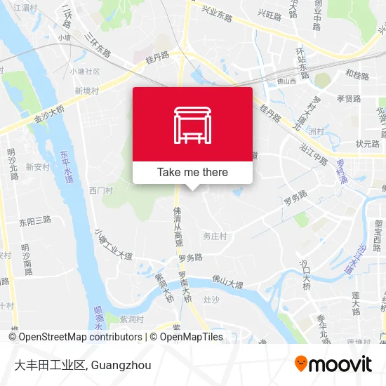 大丰田工业区 map