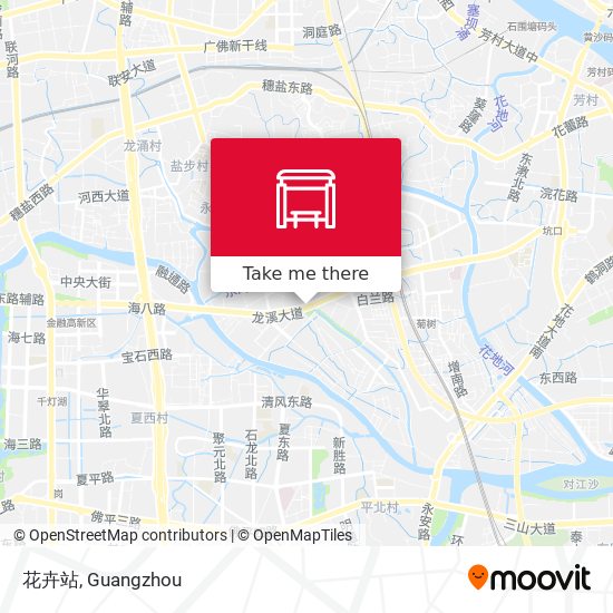 花卉站 map