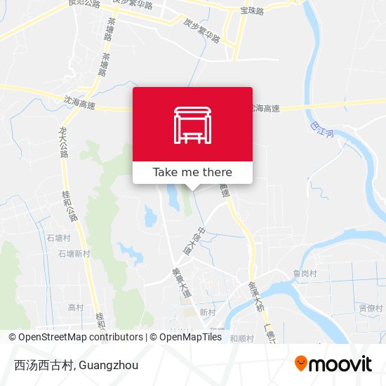 西汤西古村 map