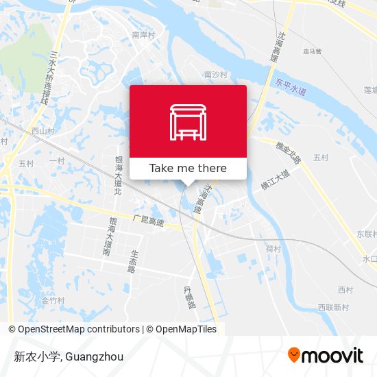 新农小学 map