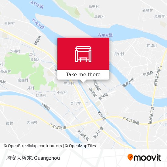 均安大桥东 map