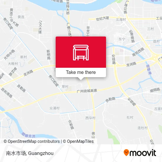 南水市场 map