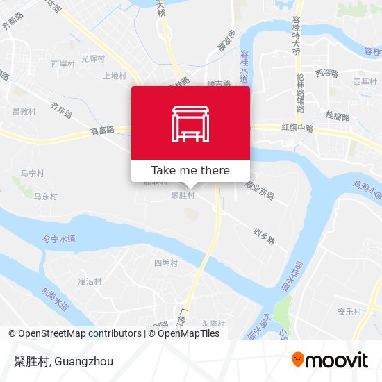聚胜村 map