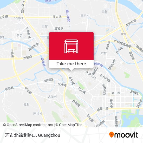 环市北锦龙路口 map