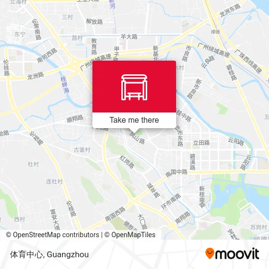 体育中心 map