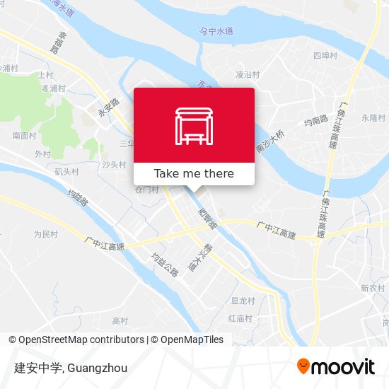 建安中学 map