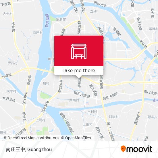 南庄三中 map