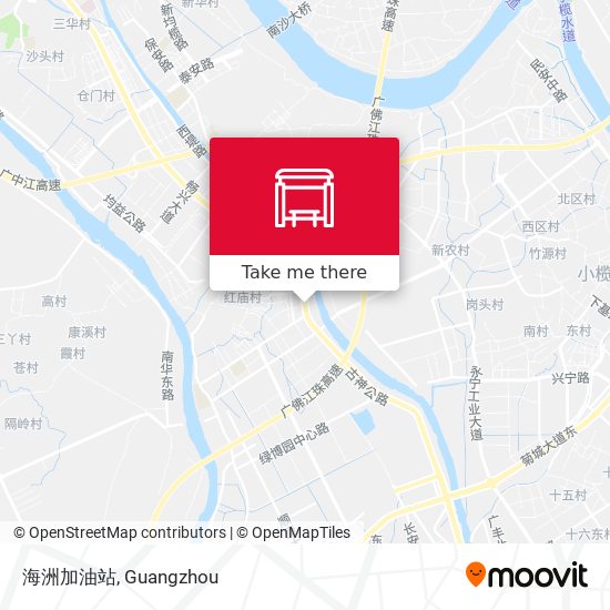 海洲加油站 map