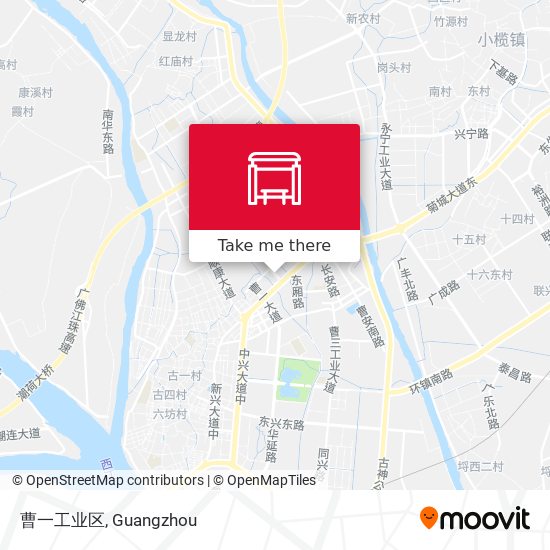 曹一工业区 map