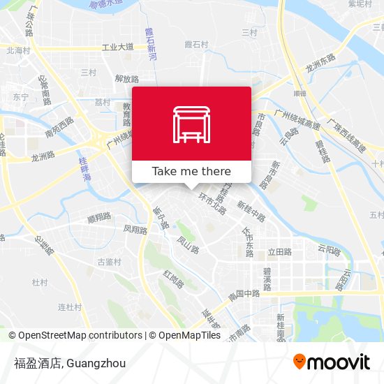 福盈酒店 map