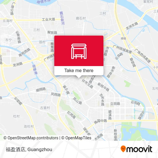 福盈酒店 map