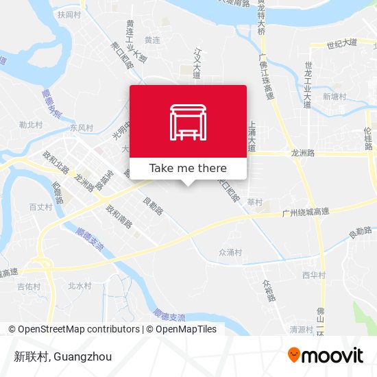 新联村 map