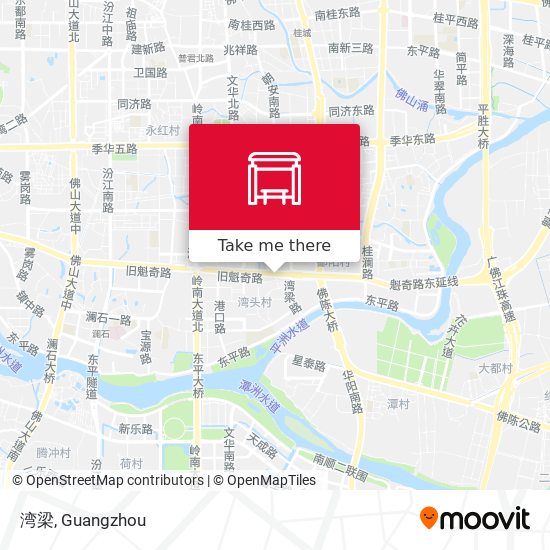 湾梁 map
