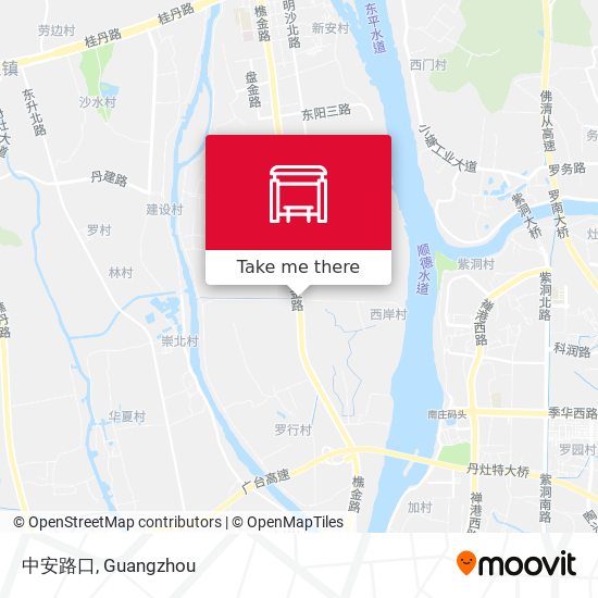 中安路口 map