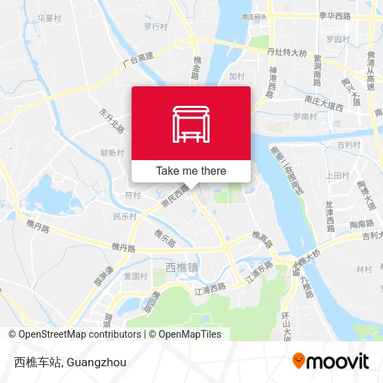 西樵车站 map