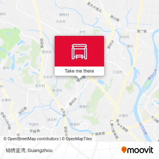 锦绣蓝湾 map