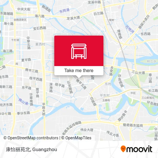 康怡丽苑北 map