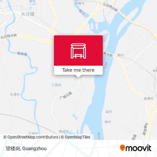 望楼岗 map
