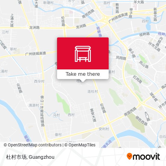 杜村市场 map