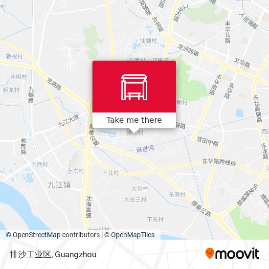 排沙工业区 map