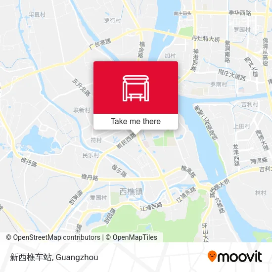 新西樵车站 map