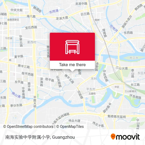 南海实验中学附属小学 map