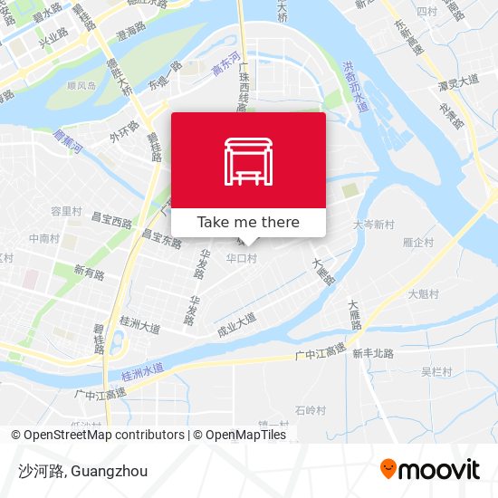 沙河路 map