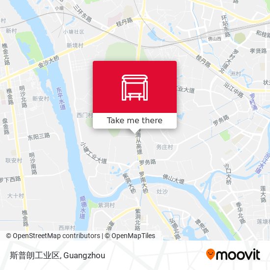 斯普朗工业区 map