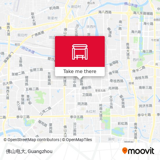 佛山电大 map