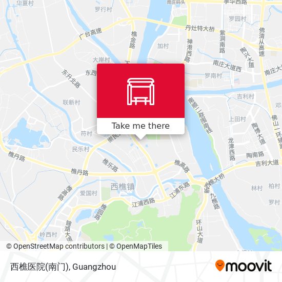 西樵医院(南门) map