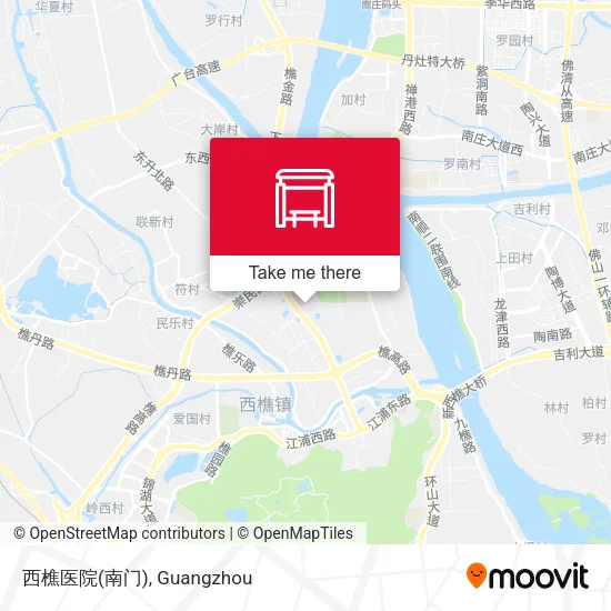 西樵医院(南门) map