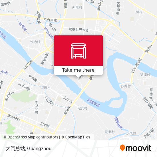 大闸总站 map