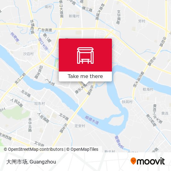 大闸市场 map