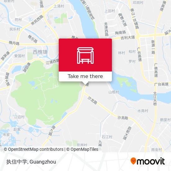 执信中学 map