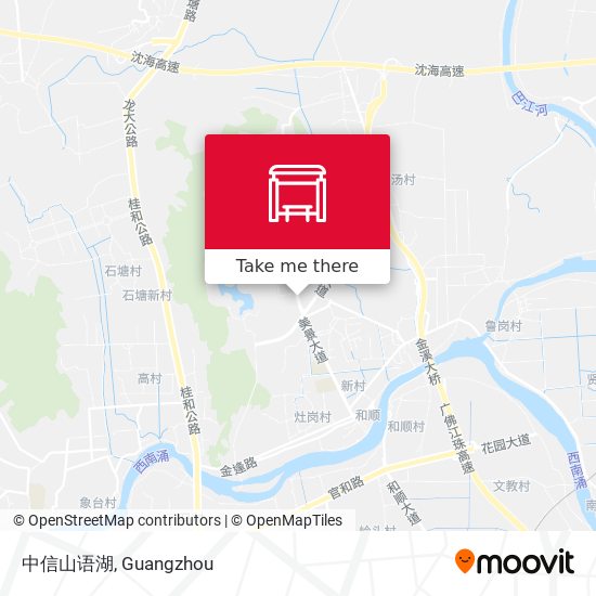 中信山语湖 map