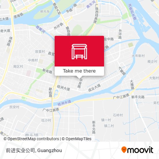 前进实业公司 map