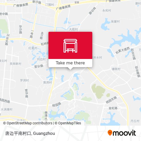 唐边平南村口 map