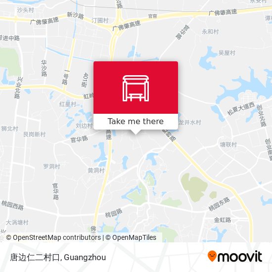 唐边仁二村口 map