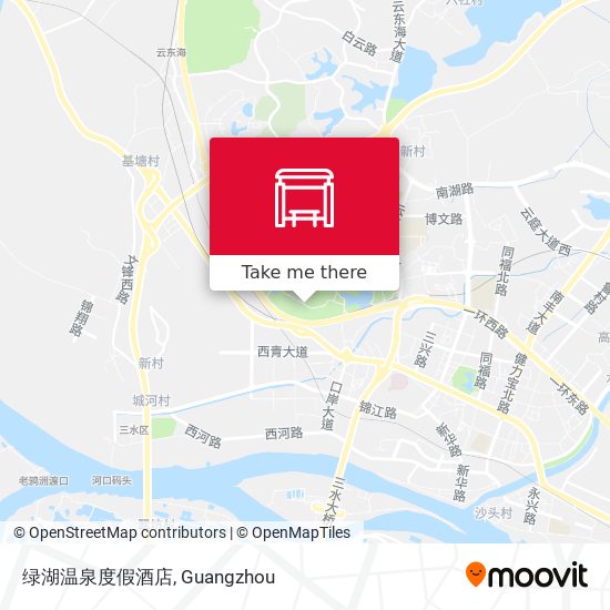 绿湖温泉度假酒店 map