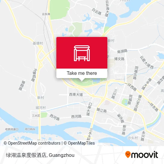 绿湖温泉度假酒店 map