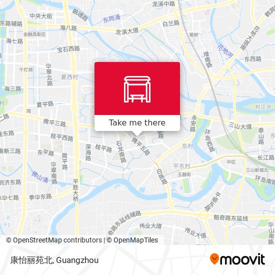 康怡丽苑北 map