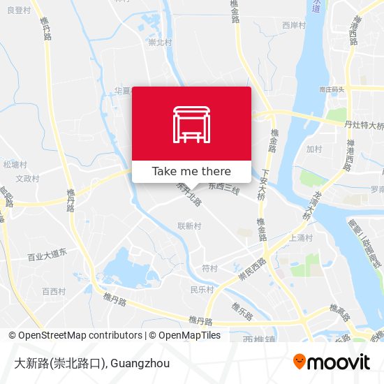 大新路(崇北路口) map