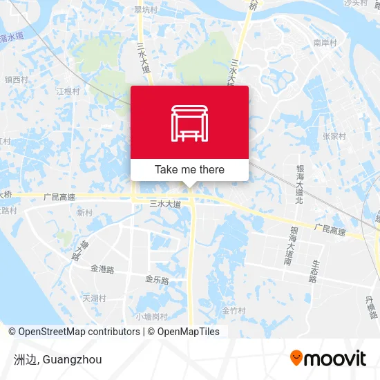 洲边 map