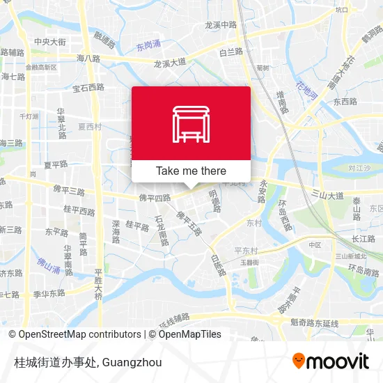 桂城街道办事处 map