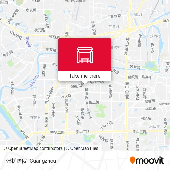 张槎医院 map