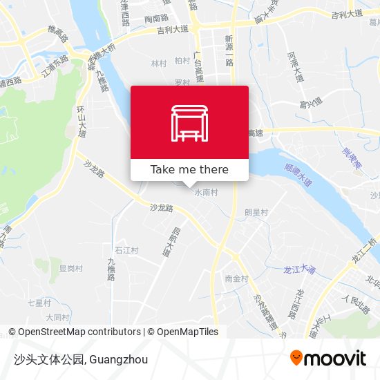 沙头文体公园 map