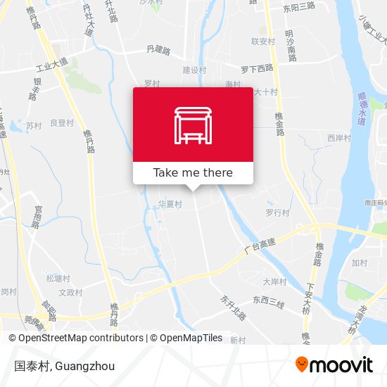 国泰村 map
