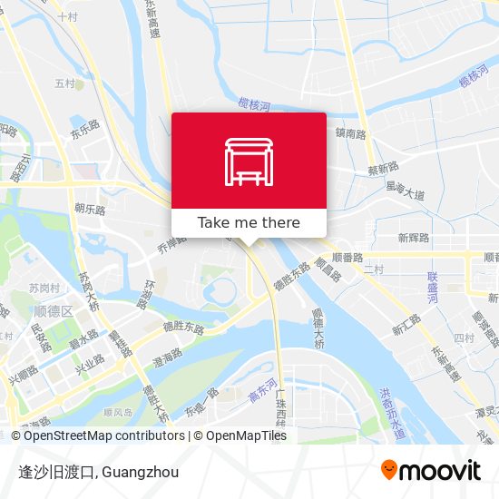 逢沙旧渡口 map