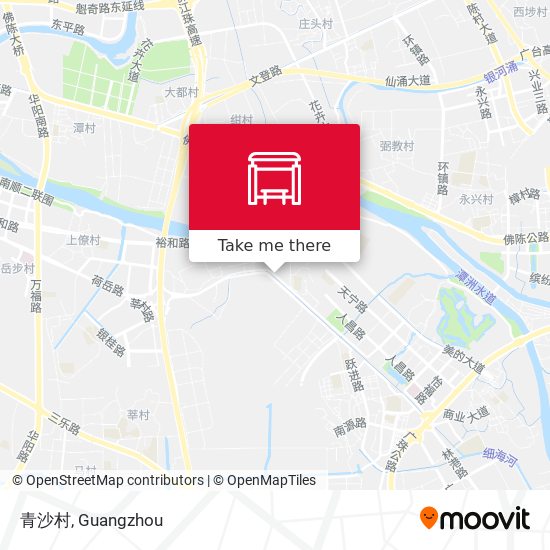 青沙村 map